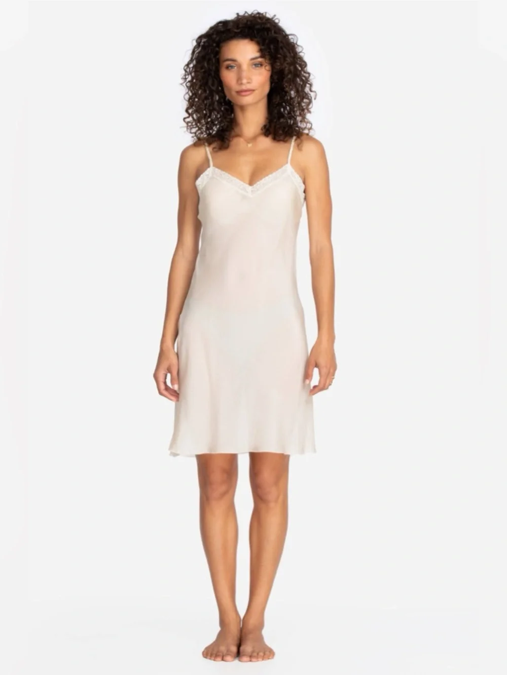 Johnny Was Jade Silk Slip Dress XL